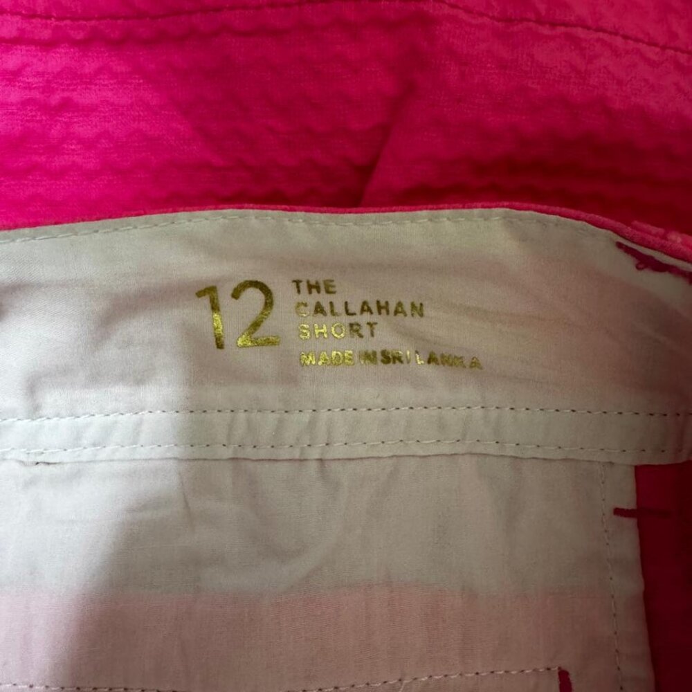 NWT Lilly Pulitzer The Callahan Shorts Size 12 in Neon Pink - Picture 8 of 10